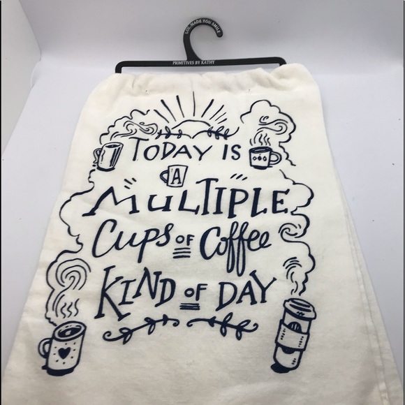Primitives by Kathy Other - Coffee Kitchen Linen Towel NWT